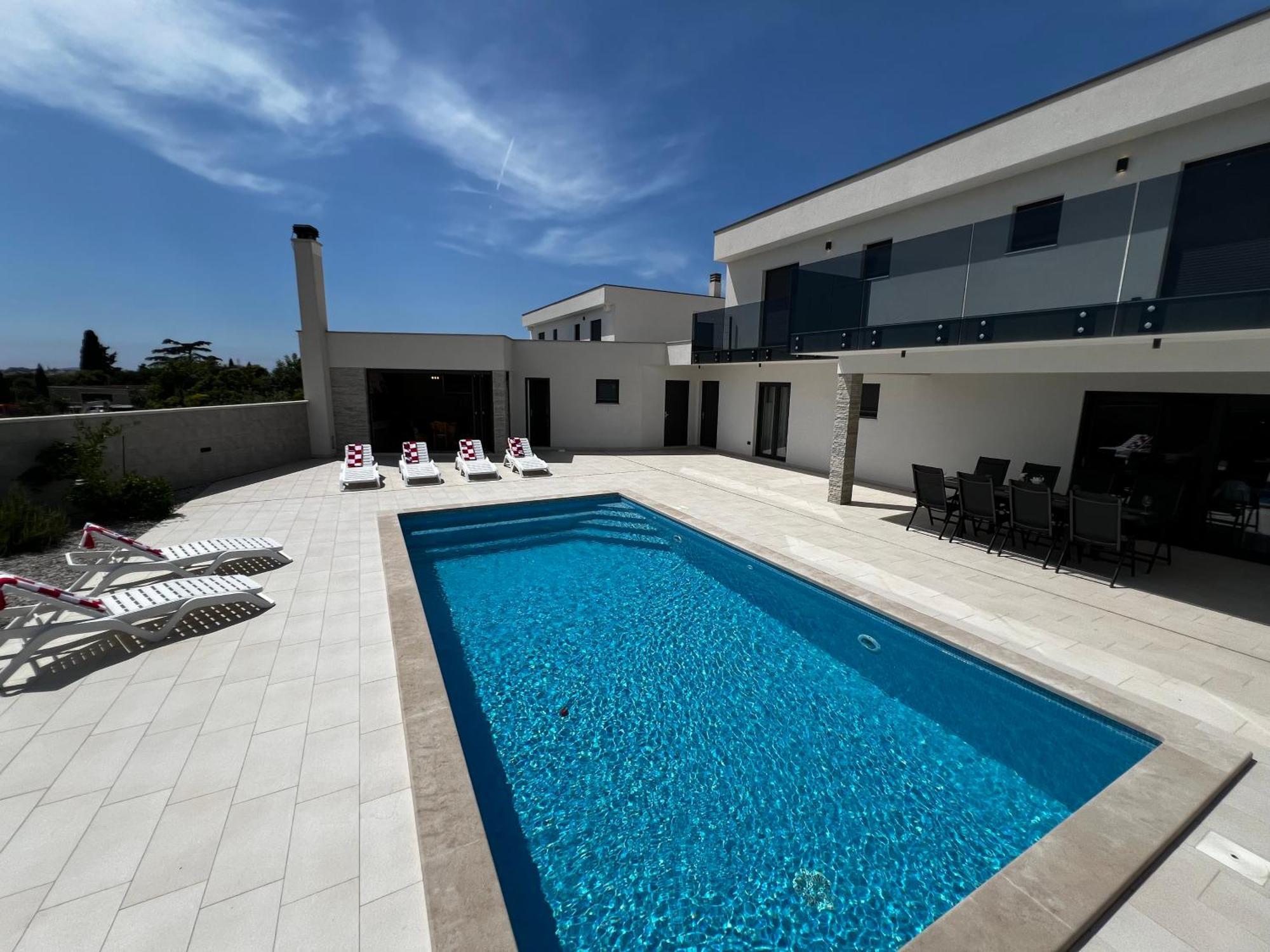 Villa Mare - Modern Villa With Swimming Pool And Jacuzzi Pula Luaran gambar